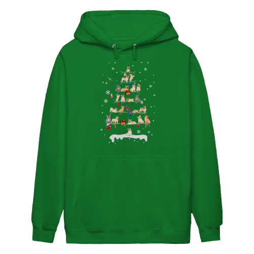 French Bulldog Christmas Tree