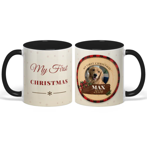 My First Christmas Photo Mug