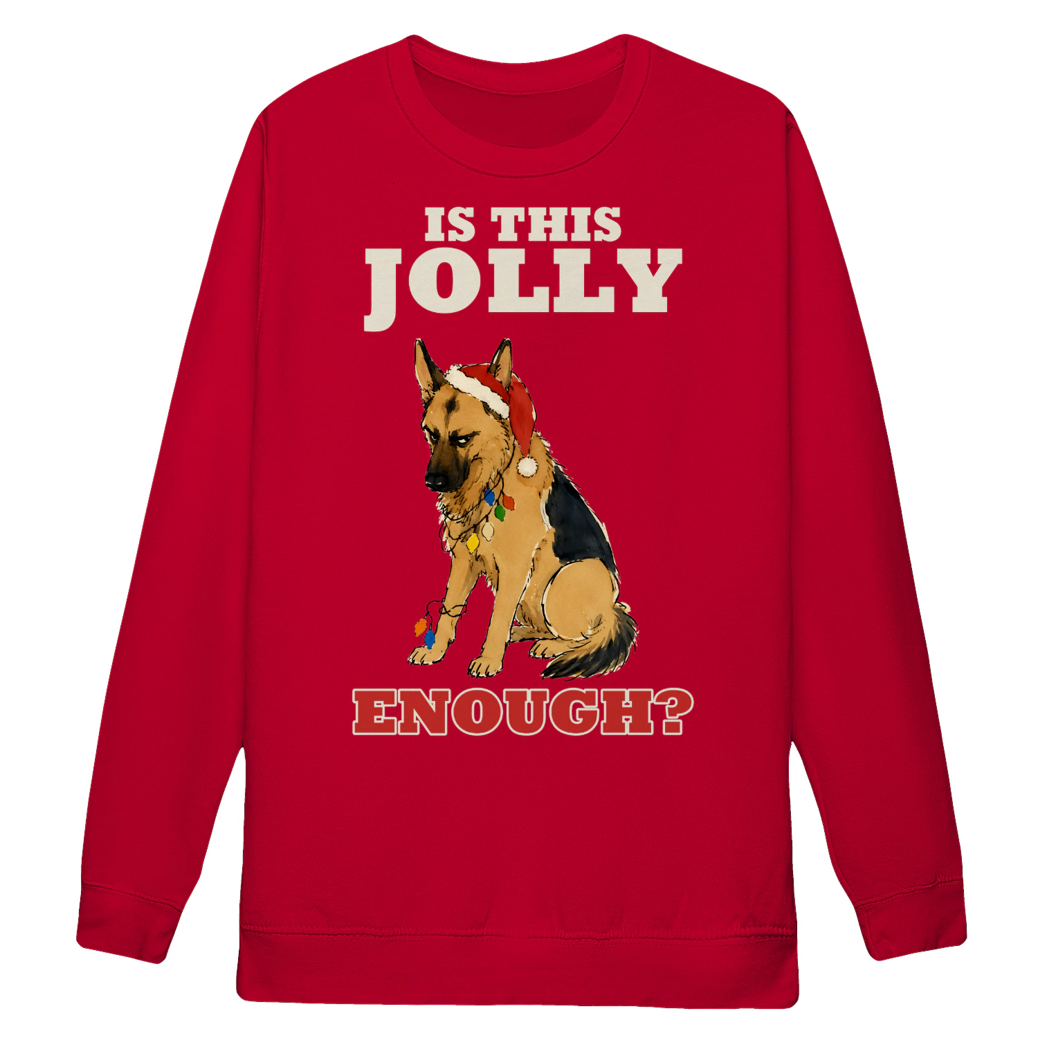 German Shepherd Is This Jolly Enough