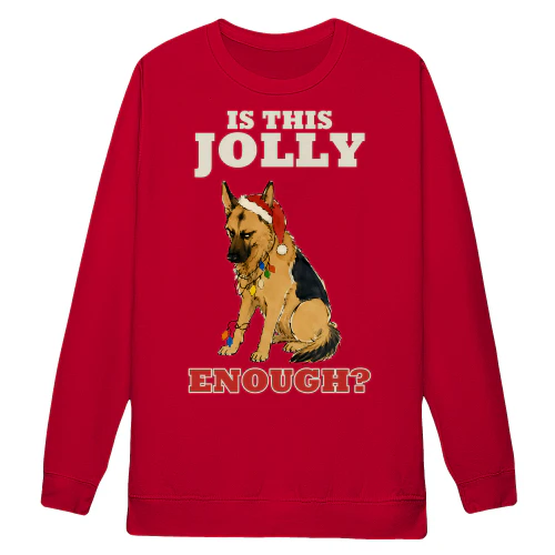 German Shepherd Is This Jolly Enough