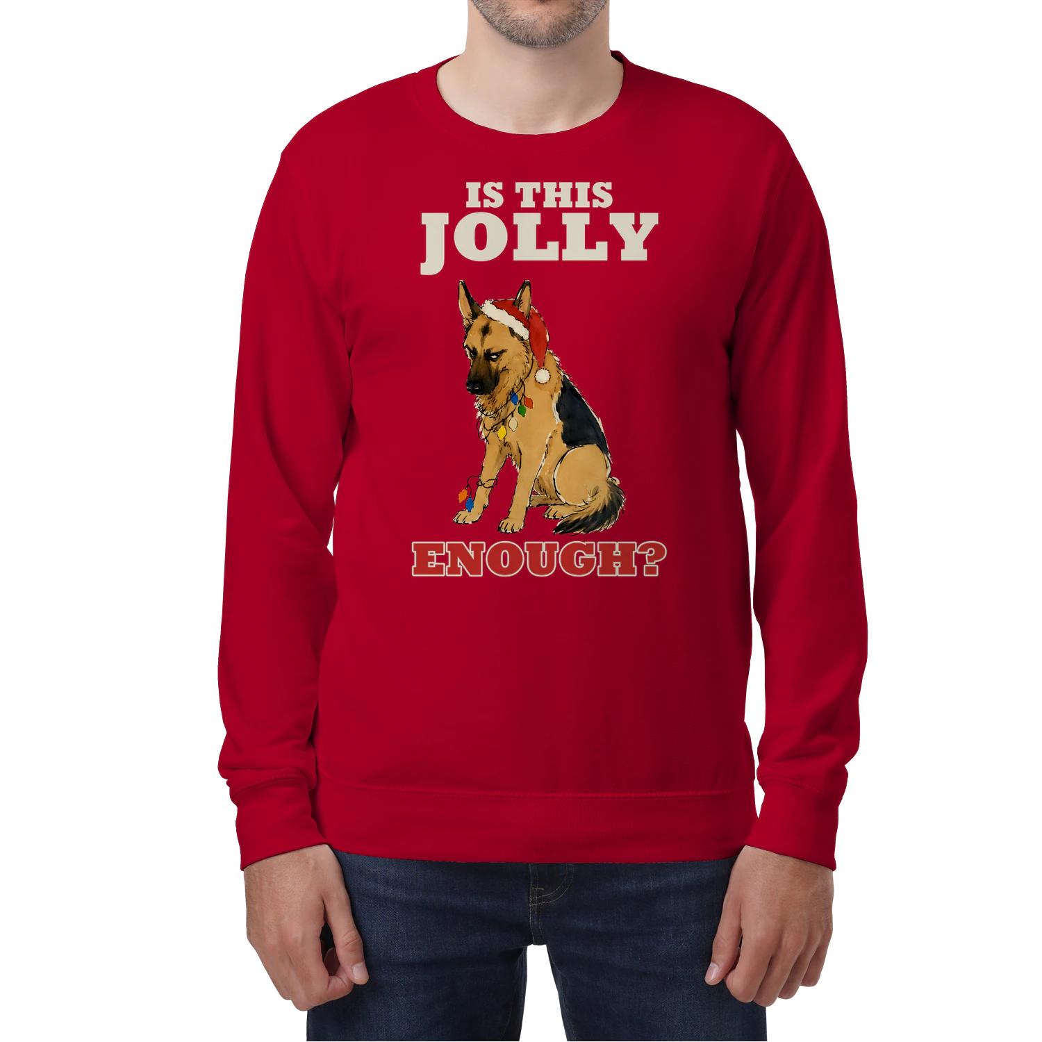 German Shepherd Is This Jolly Enough
