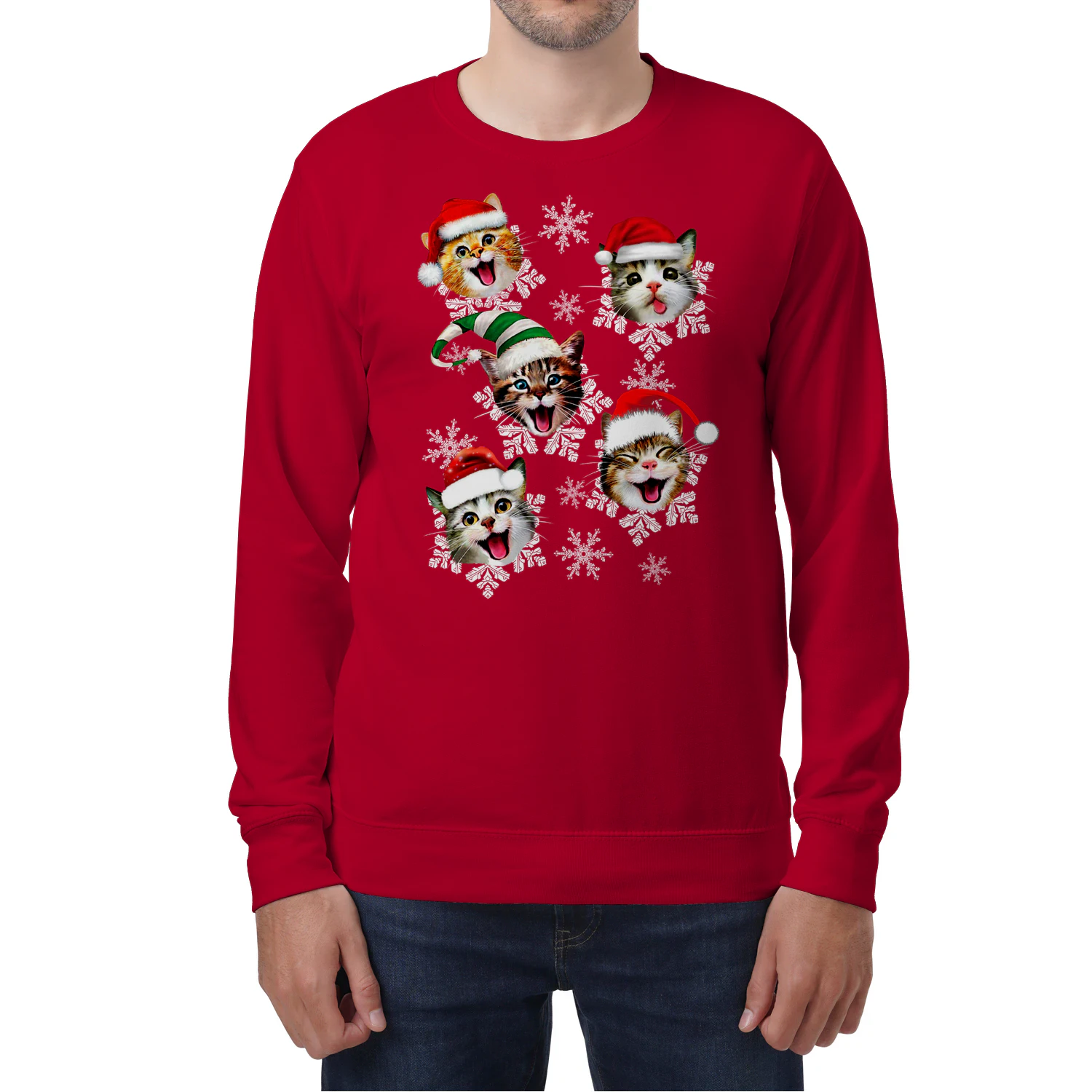 Cat Xmas Faces