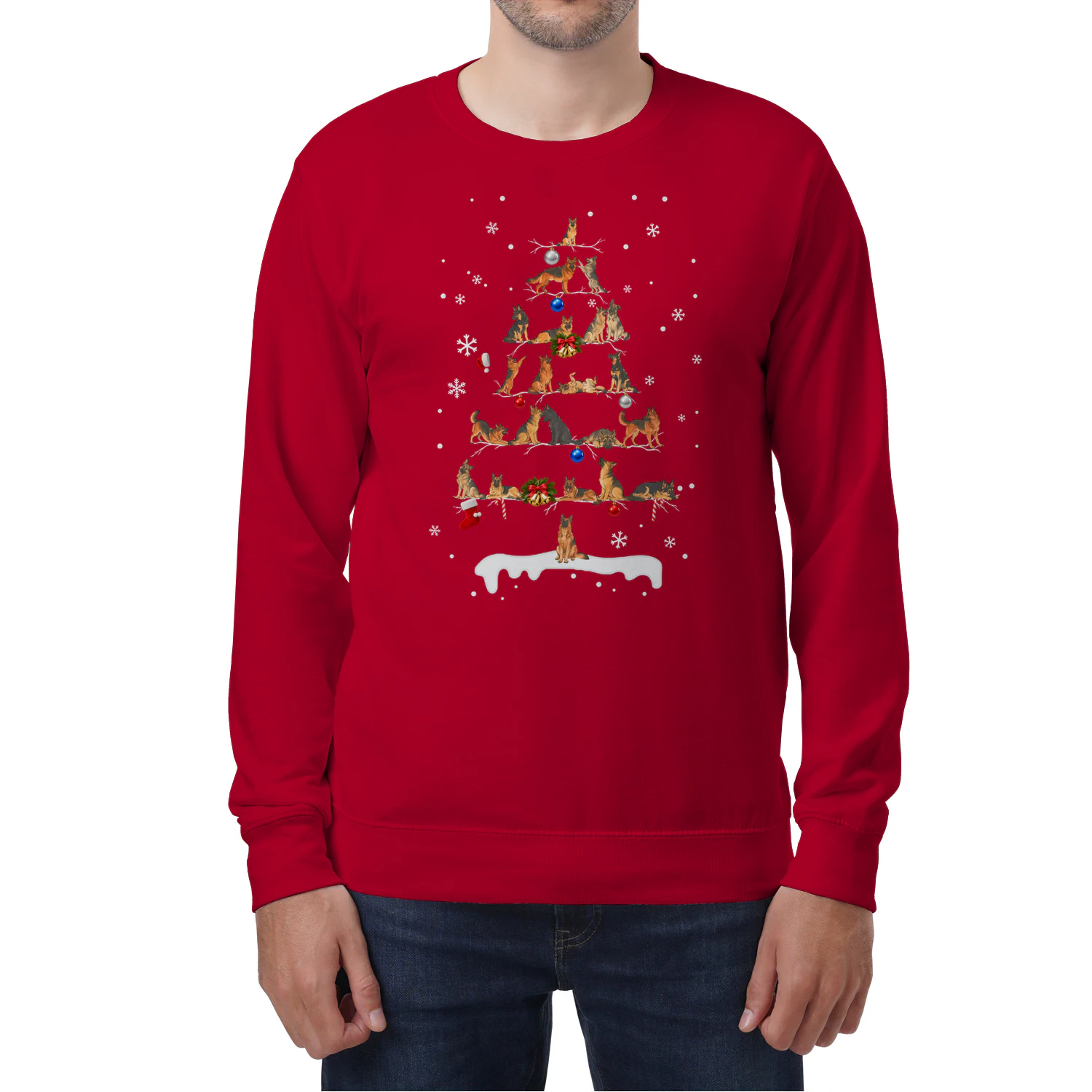 German Shepherd Christmas Tree