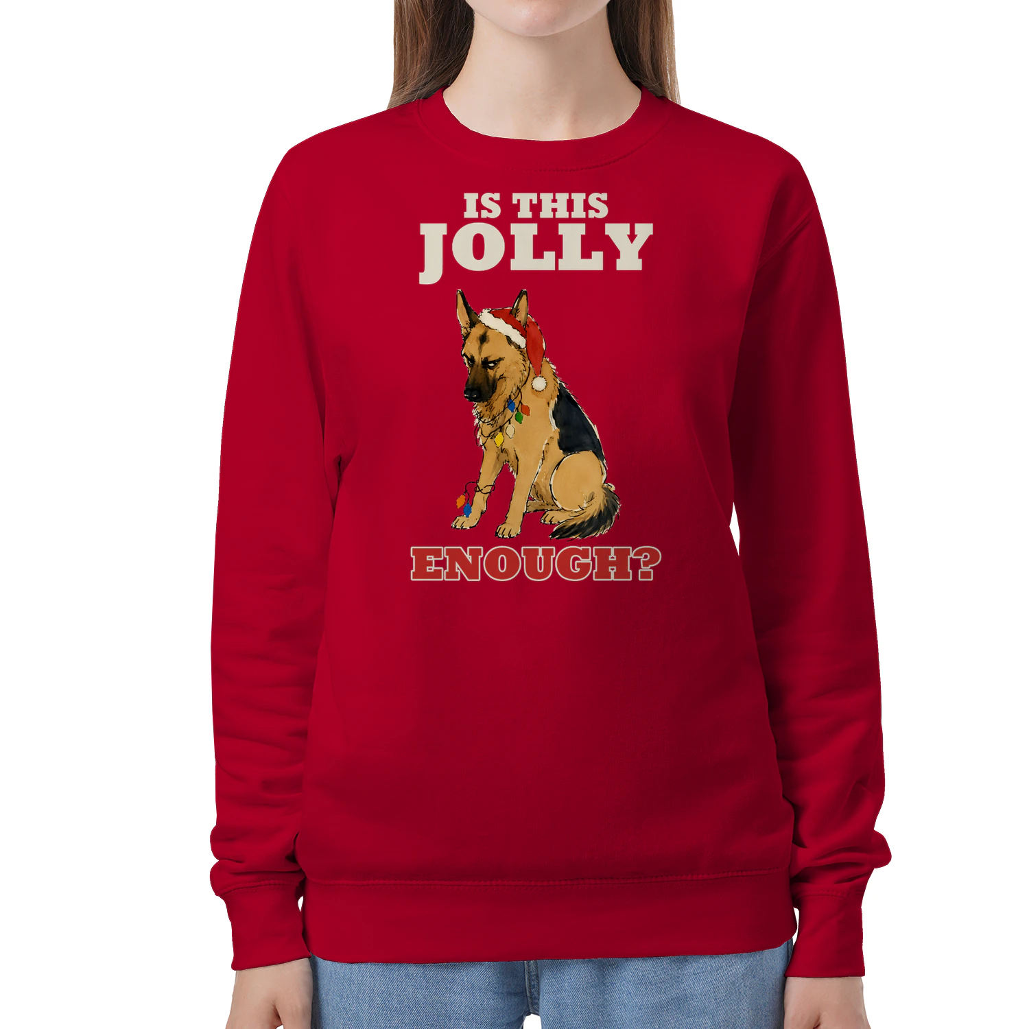 German Shepherd Is This Jolly Enough