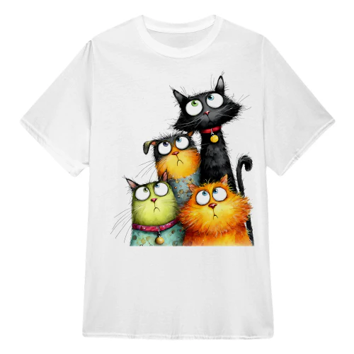 Cat Funny Color Stack