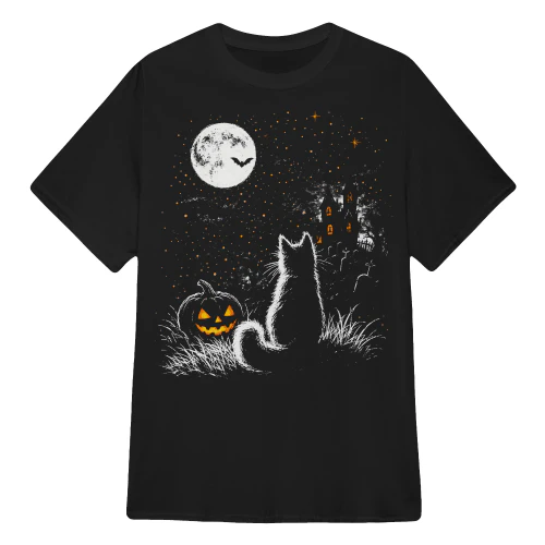 Cat Halloween Moon 2