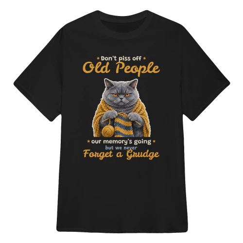 Cat Old People British Shorthair