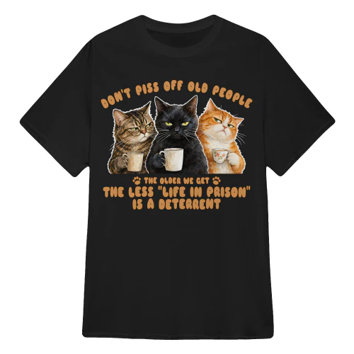 Cat Old People Trio