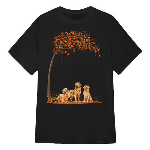 Golden Retriever Fall