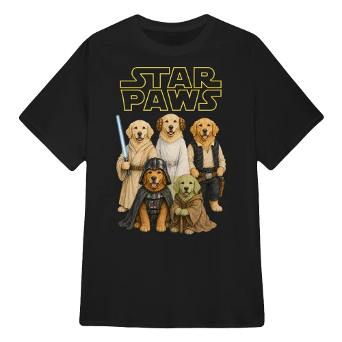 Golden Retriever Star Paw 2