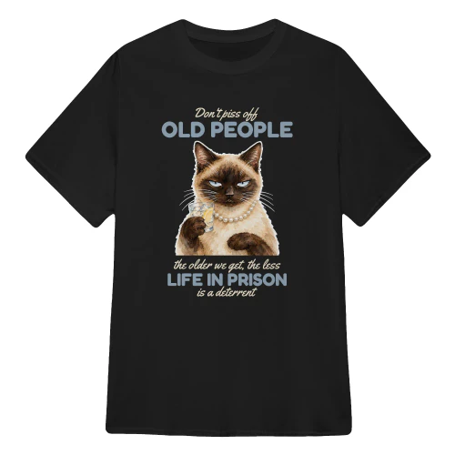 Cat Old People Siamese