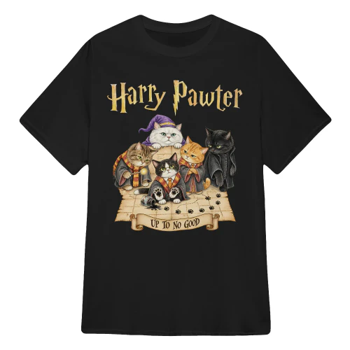 Cat Harry Pawter No Good