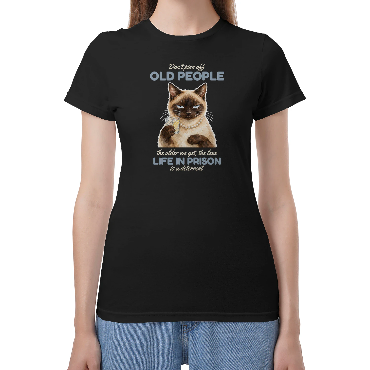Cat Old People Siamese