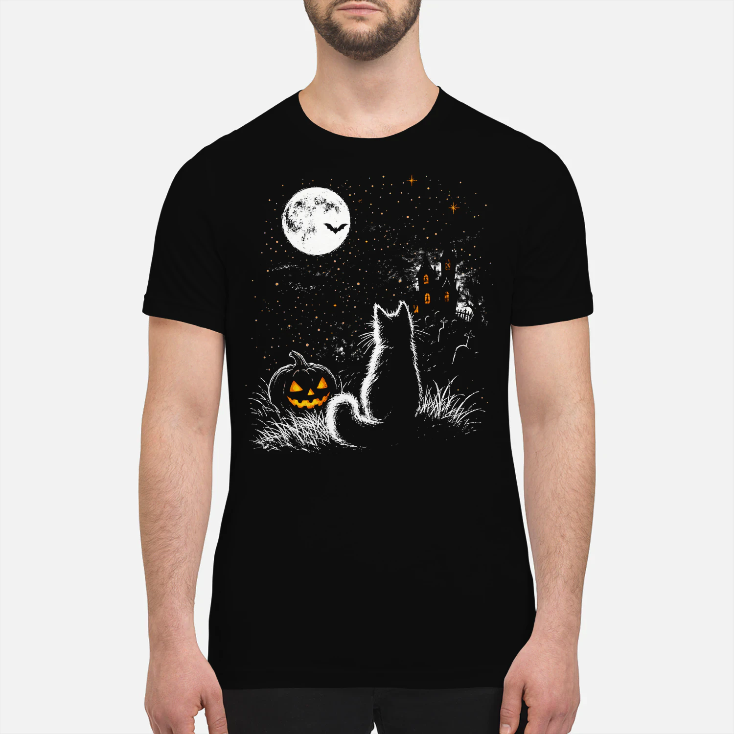 Cat Halloween Moon 2