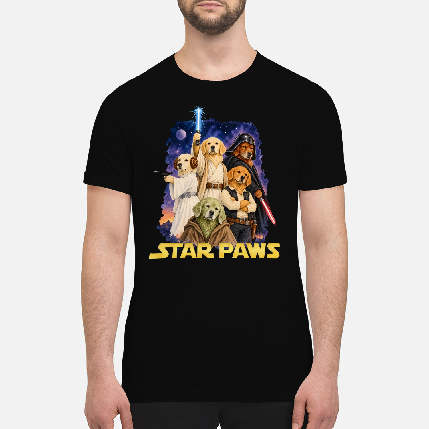 Golden Retriever Star Paw 3