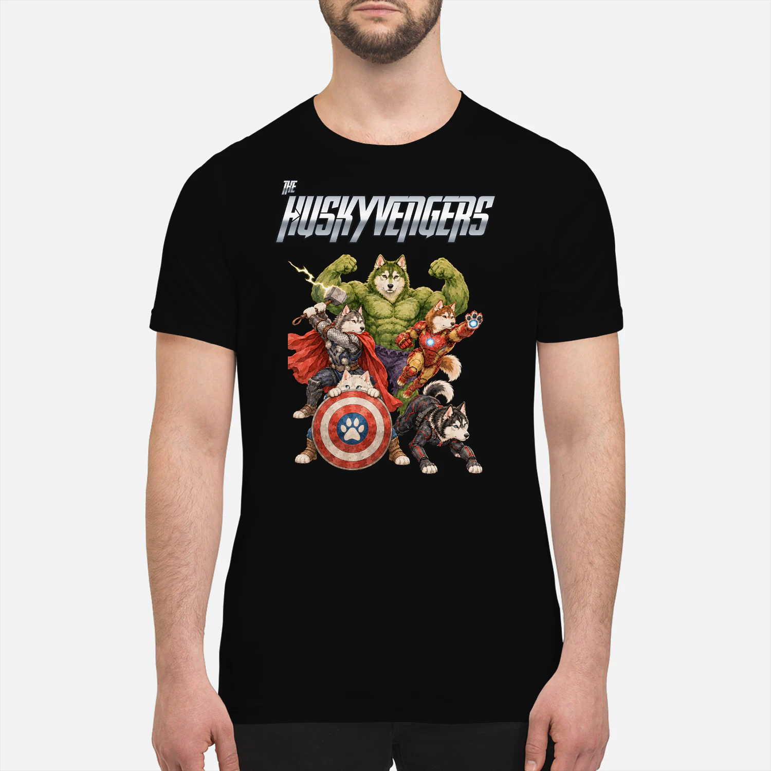 Siberian Husky Avengers 2