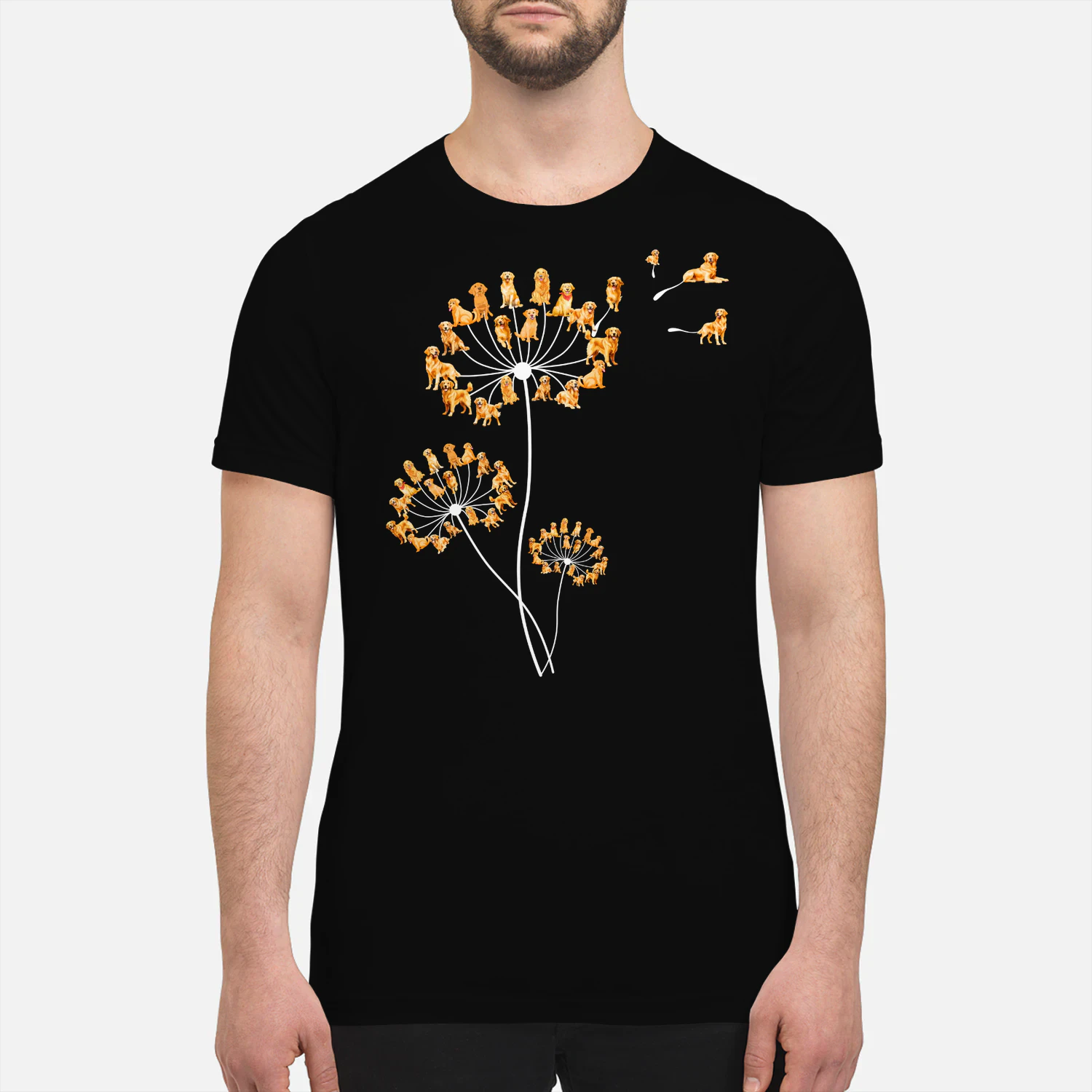 Golden Retriever Dandelion