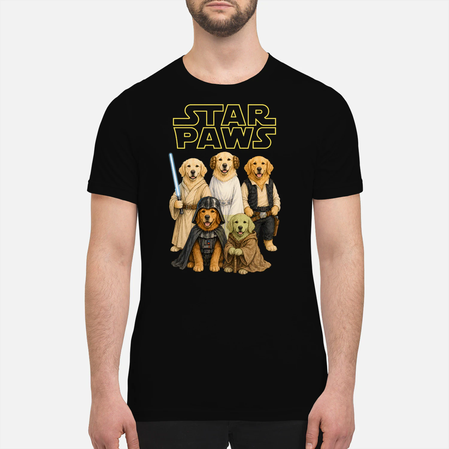 Golden Retriever Star Paw 2