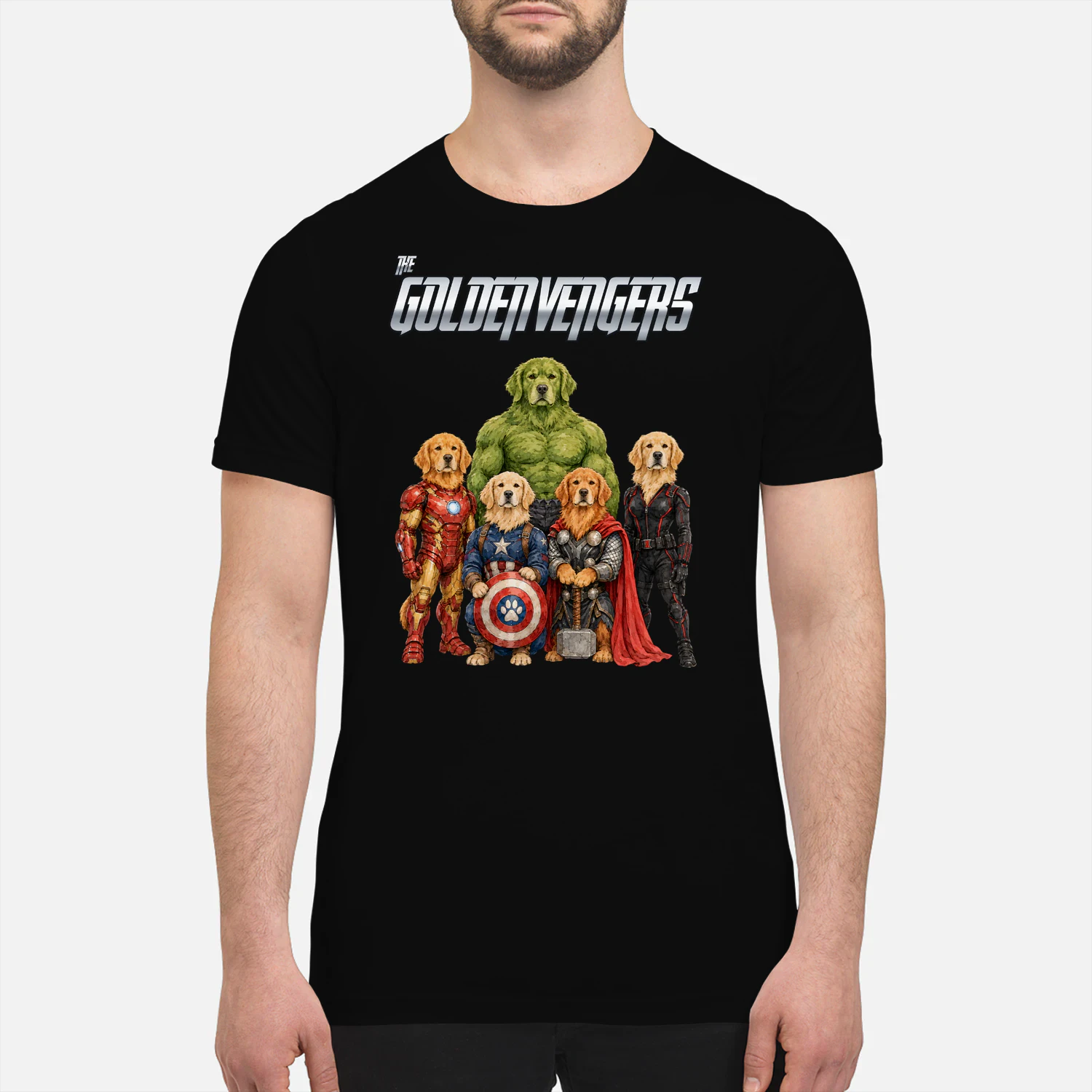 Golden Retriever Avengers