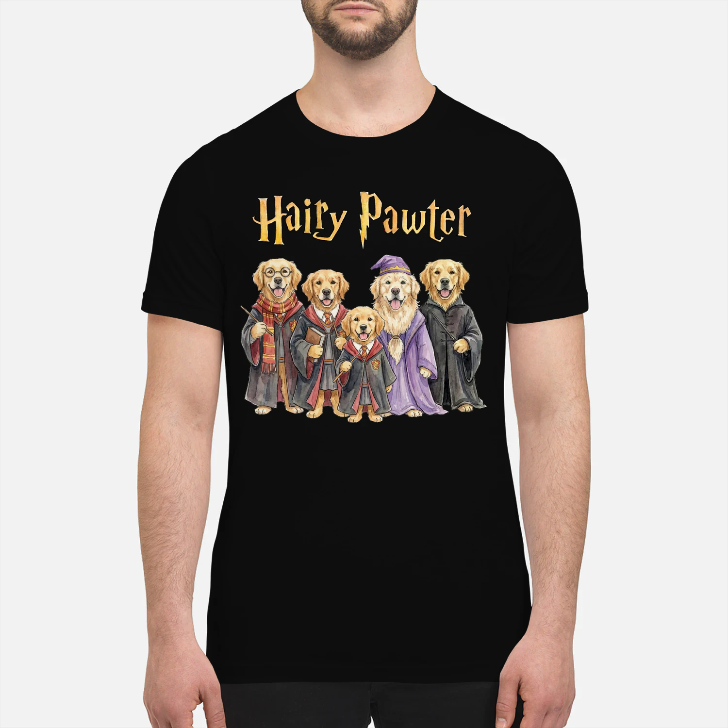 Golden Retriever Hairy Pawter