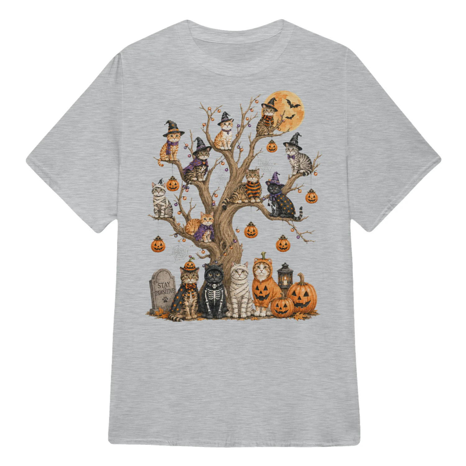 Cat Halloween Tree