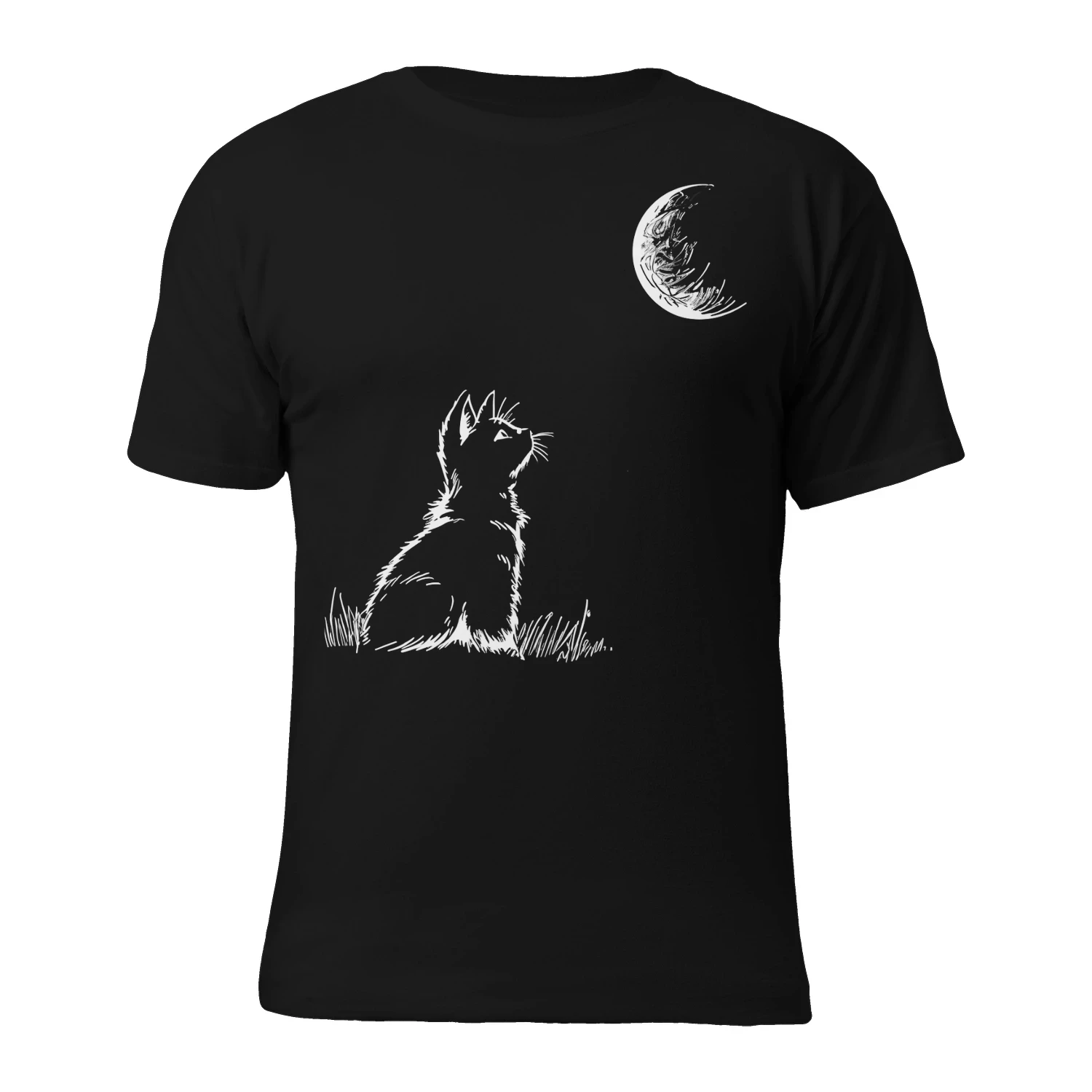 Cat Crescent Moon