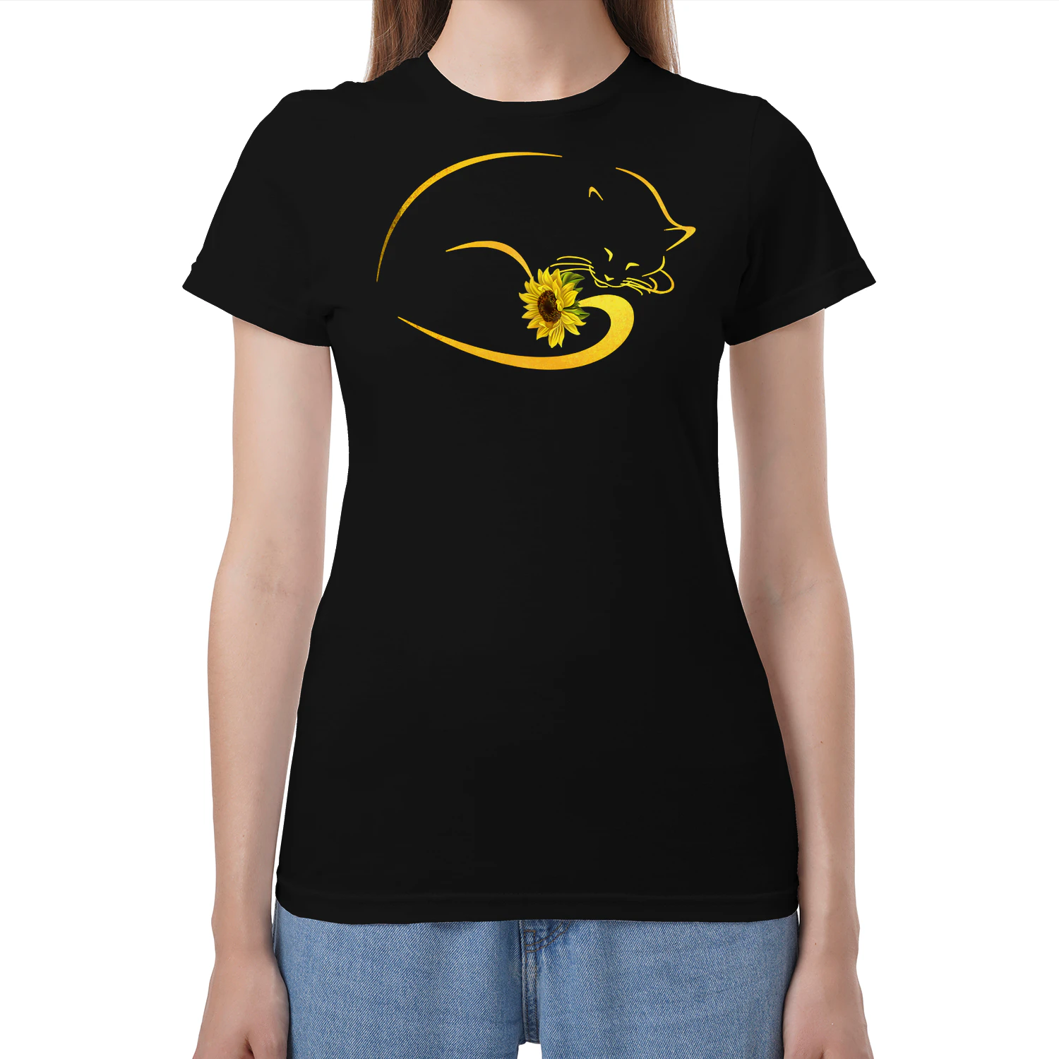 Cat Sunflower Line
