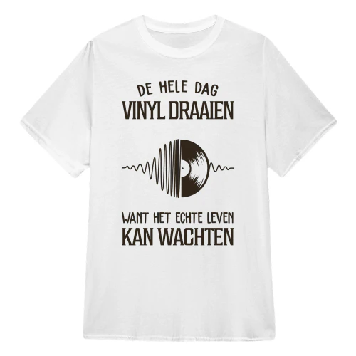 De hele dag vinyl draaien