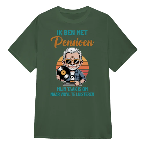 NL0071 - Ik ben met pensioen mijn taak is om naar vinyl te luisteren