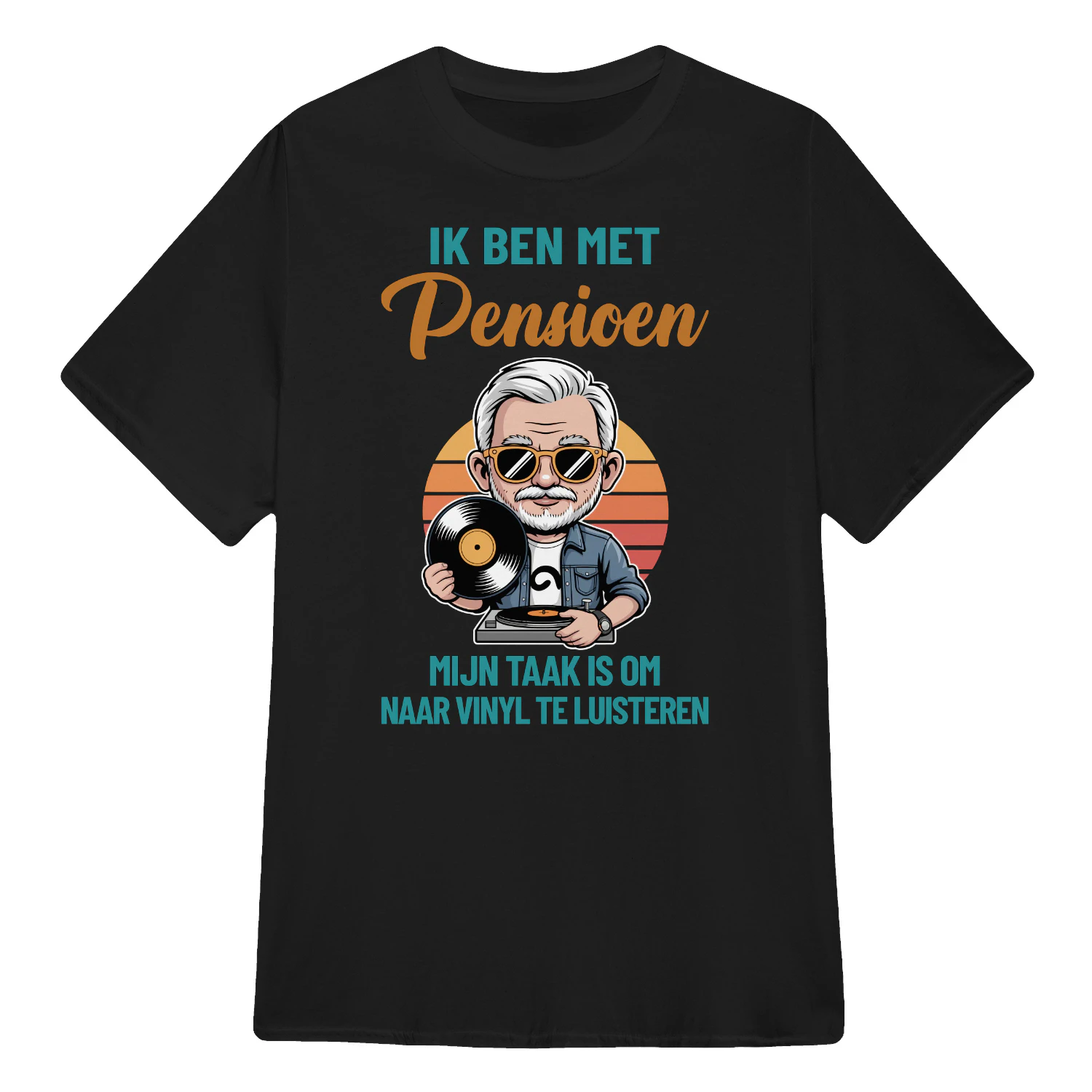 NL0071 - Ik ben met pensioen mijn taak is om naar vinyl te luisteren