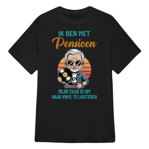 NL0071 - Ik ben met pensioen mijn taak is om naar vinyl te luisteren