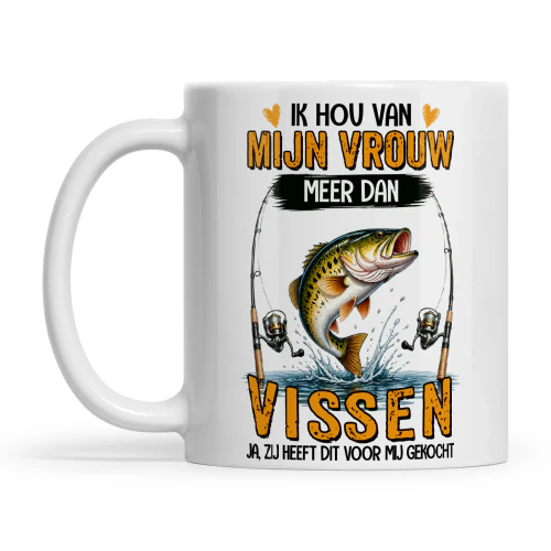 NL0169 - Ik hou van mijn vrouw meer dan vissen ja, zij heeft dit voor mij gekocht