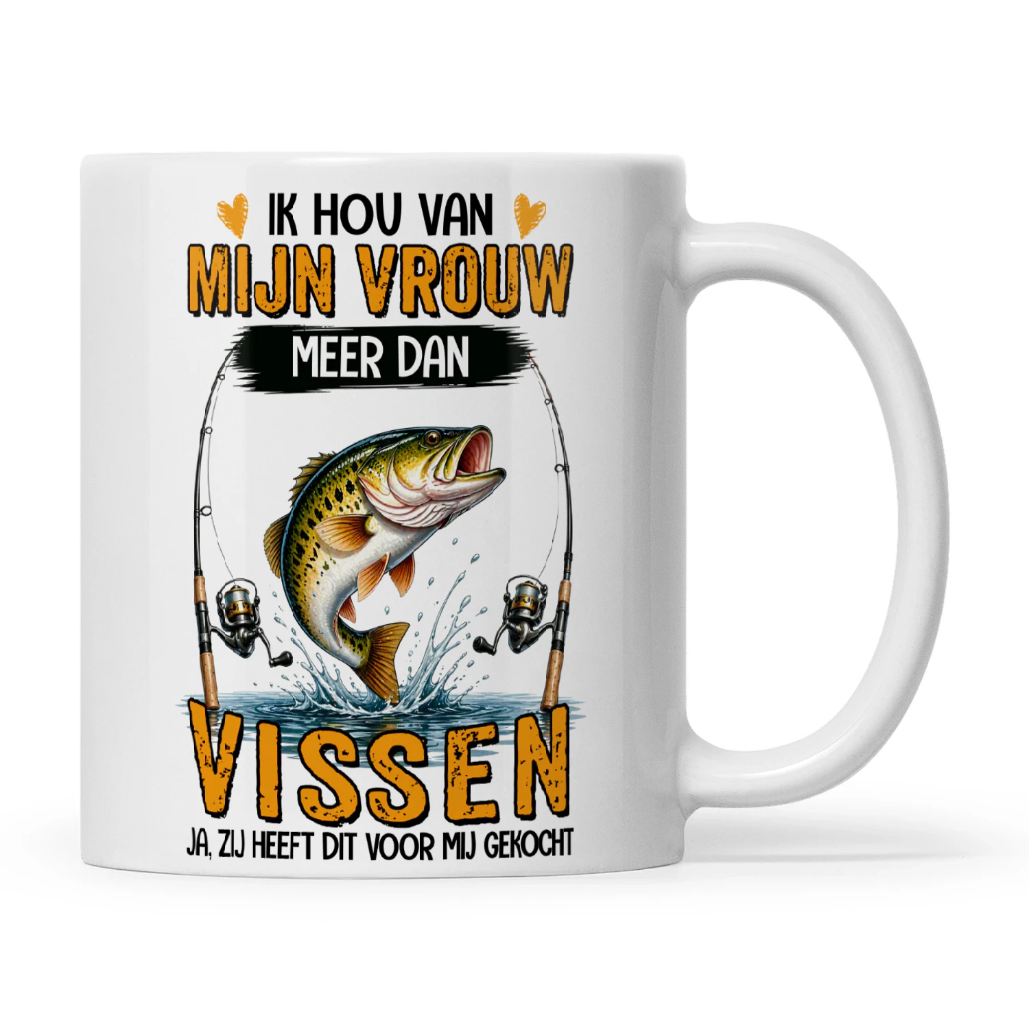 NL0169 - Ik hou van mijn vrouw meer dan vissen ja, zij heeft dit voor mij gekocht
