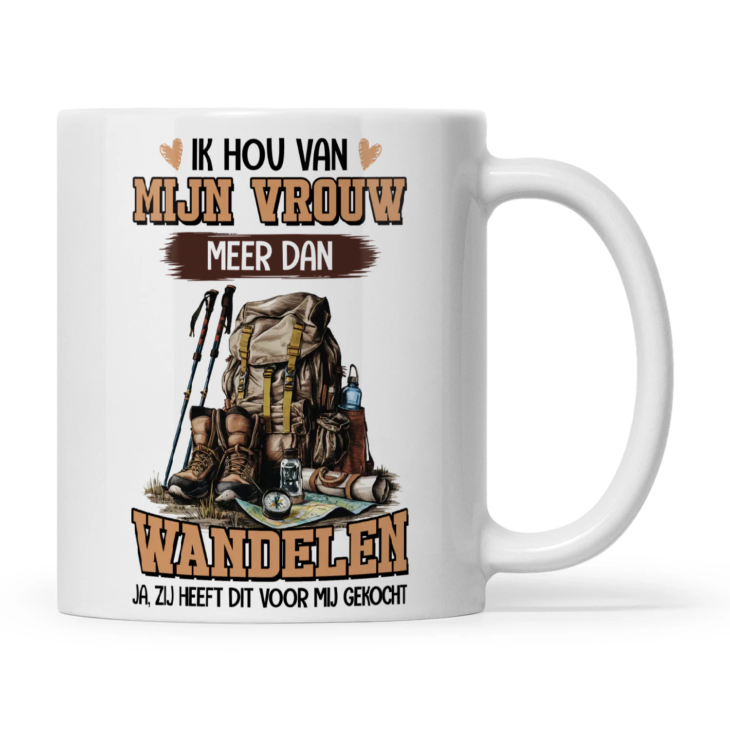 NL0170 - Ik hou van mijn vrouw meer dan wandelen ja, zij heeft dit voor mij gekocht