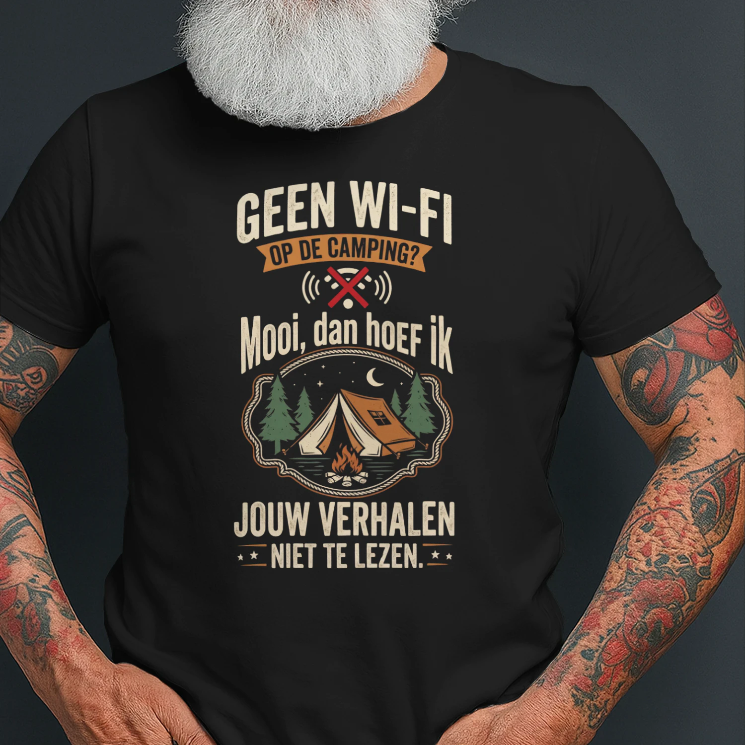 Geen Wi-Fi op de camping? Mooi, dan hoef ik jouw verhalen niet te lezen.