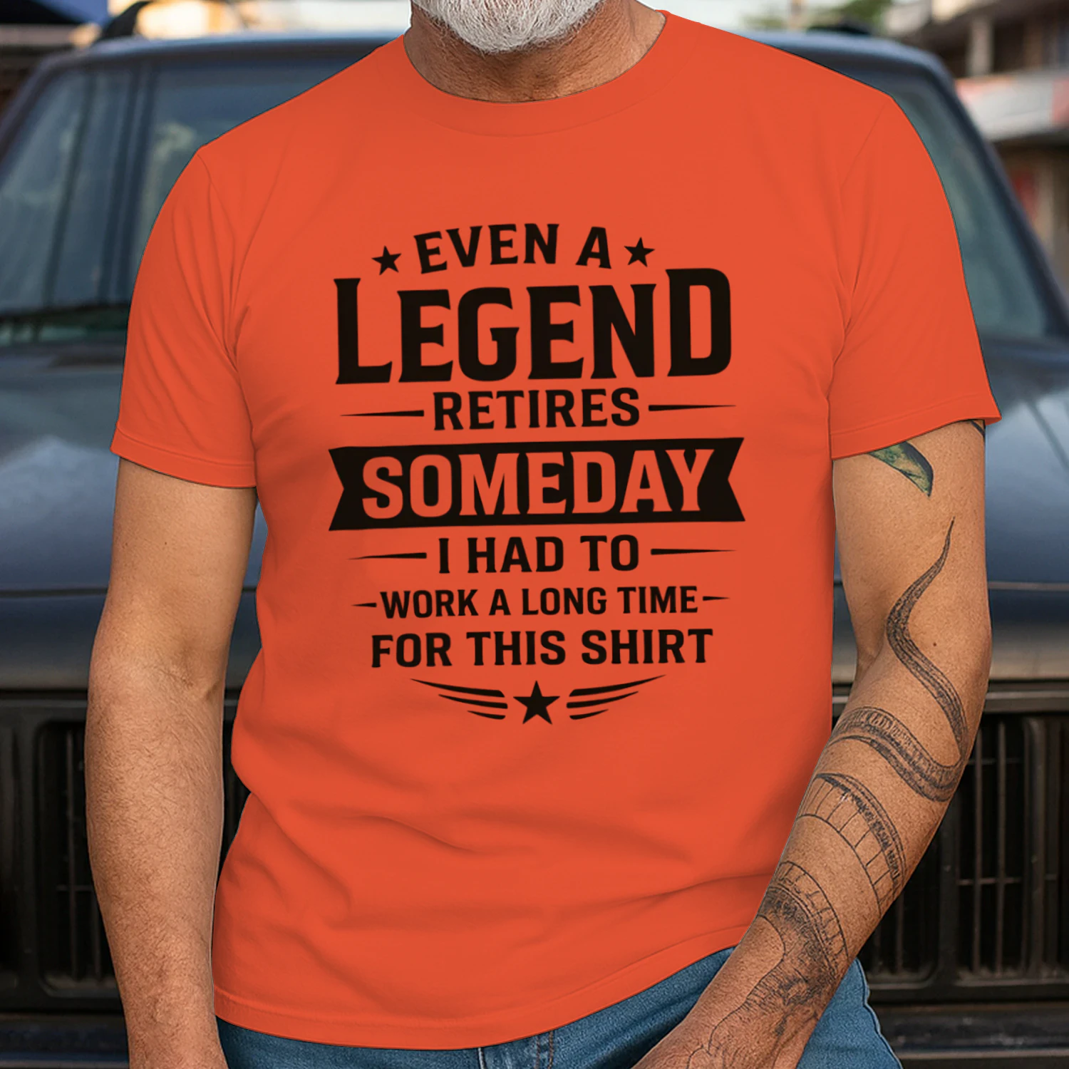 EVEN A LEGEND RETIRES SOMEDAY I HAD TO WORK A LONG TIME FOR THIS SHIRT