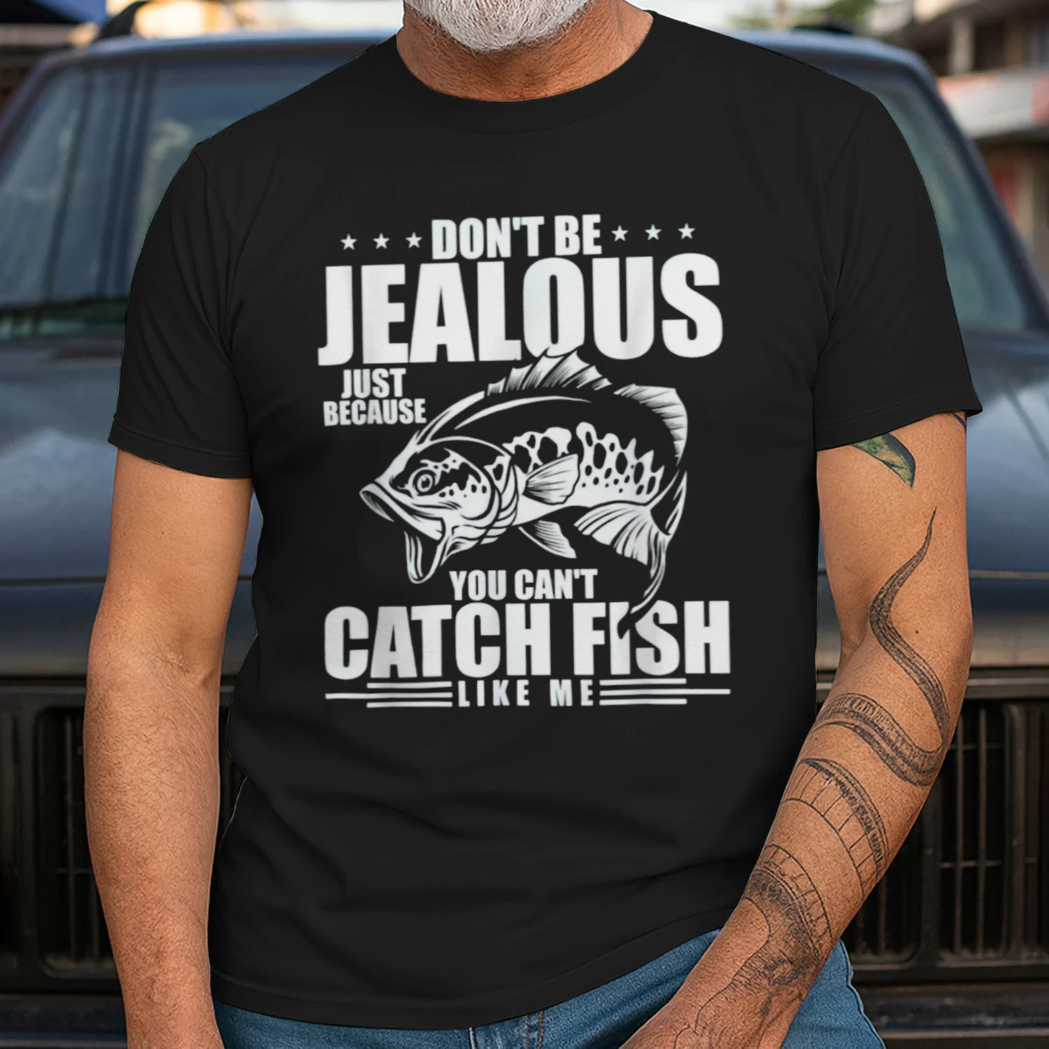 DON'T BE JEALOUS JUST BECAUSE YOU CAN'T CATCH FISH LIKE ME