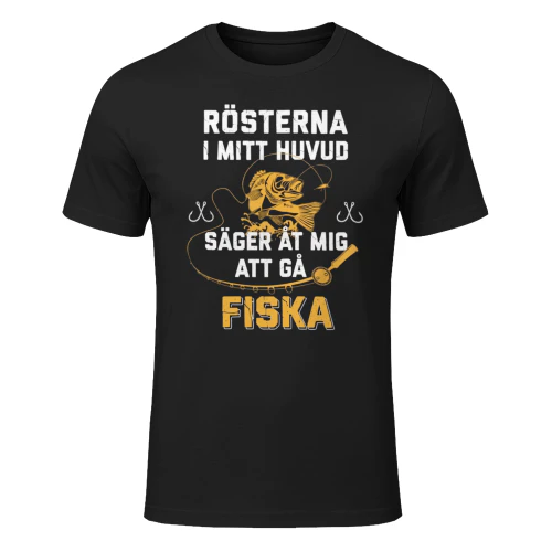 RÖSTERNA I MITT HUVUD SÄGER ÅT MIG ATT GÅ FISKA