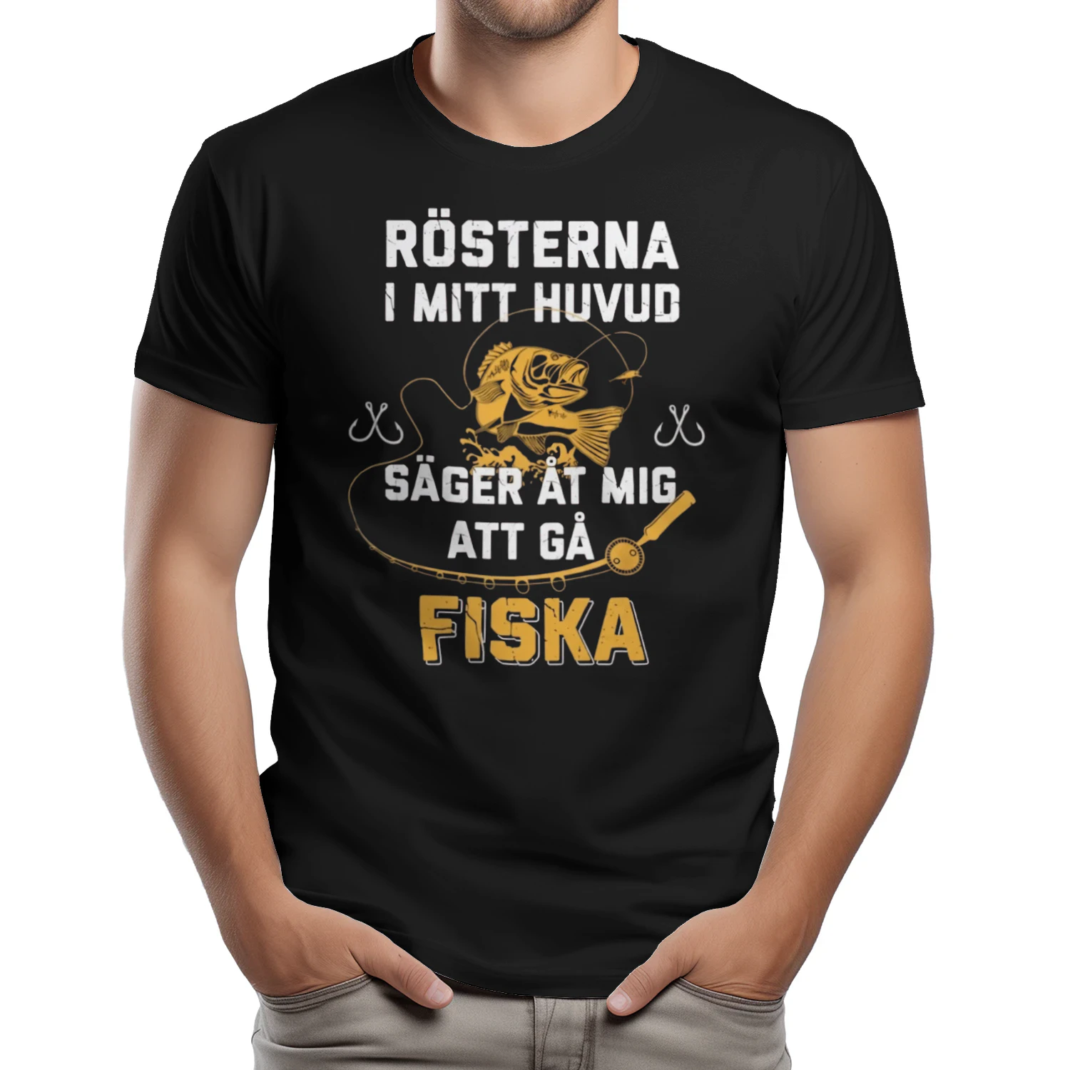 RÖSTERNA I MITT HUVUD SÄGER ÅT MIG ATT GÅ FISKA