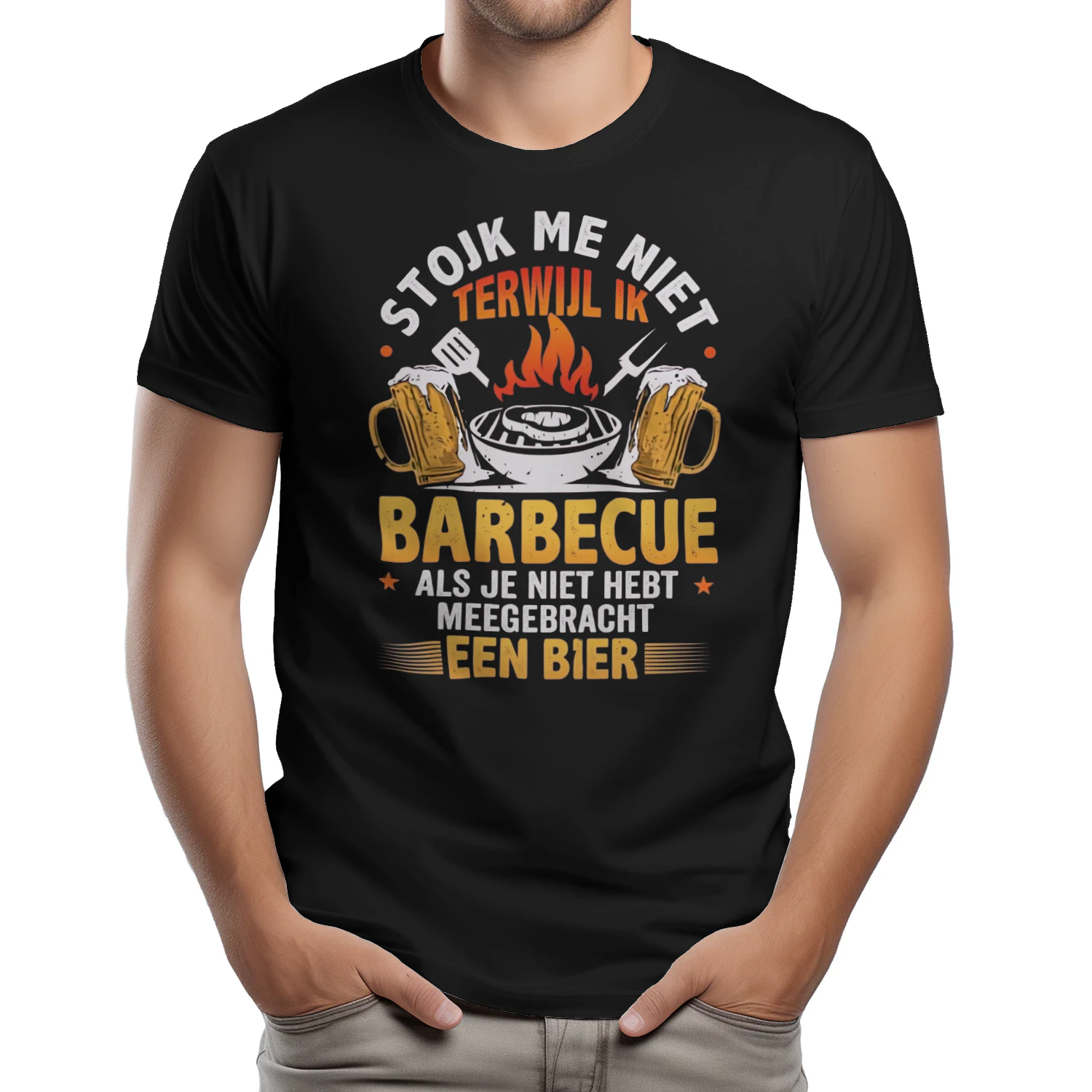 Stoor me niet terwijl ik barbecue, als je niet een bier hebt meegebracht