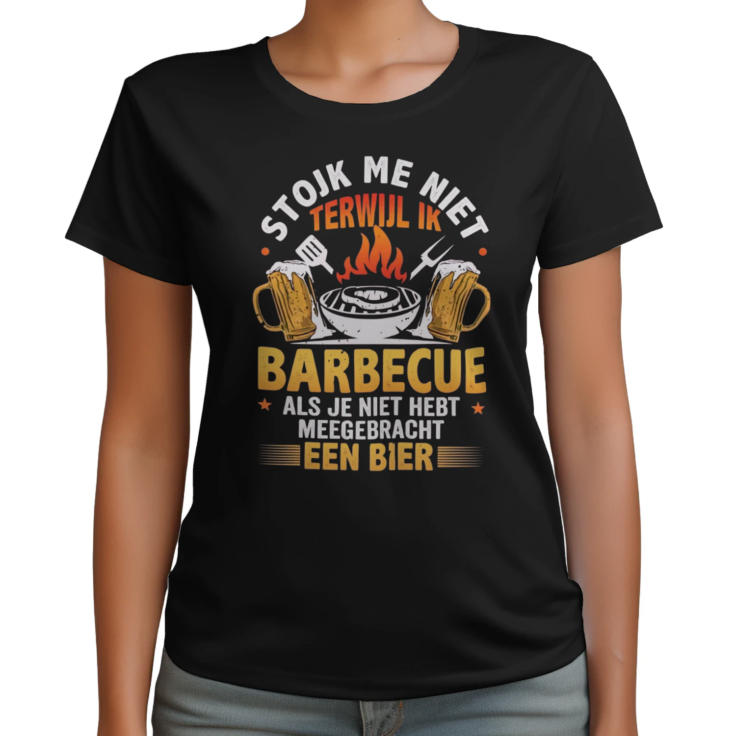 Stoor me niet terwijl ik barbecue, als je niet een bier hebt meegebracht