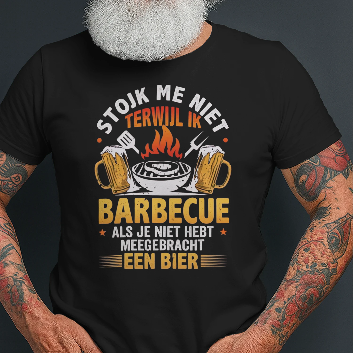 Stoor me niet terwijl ik barbecue, als je niet een bier hebt meegebracht