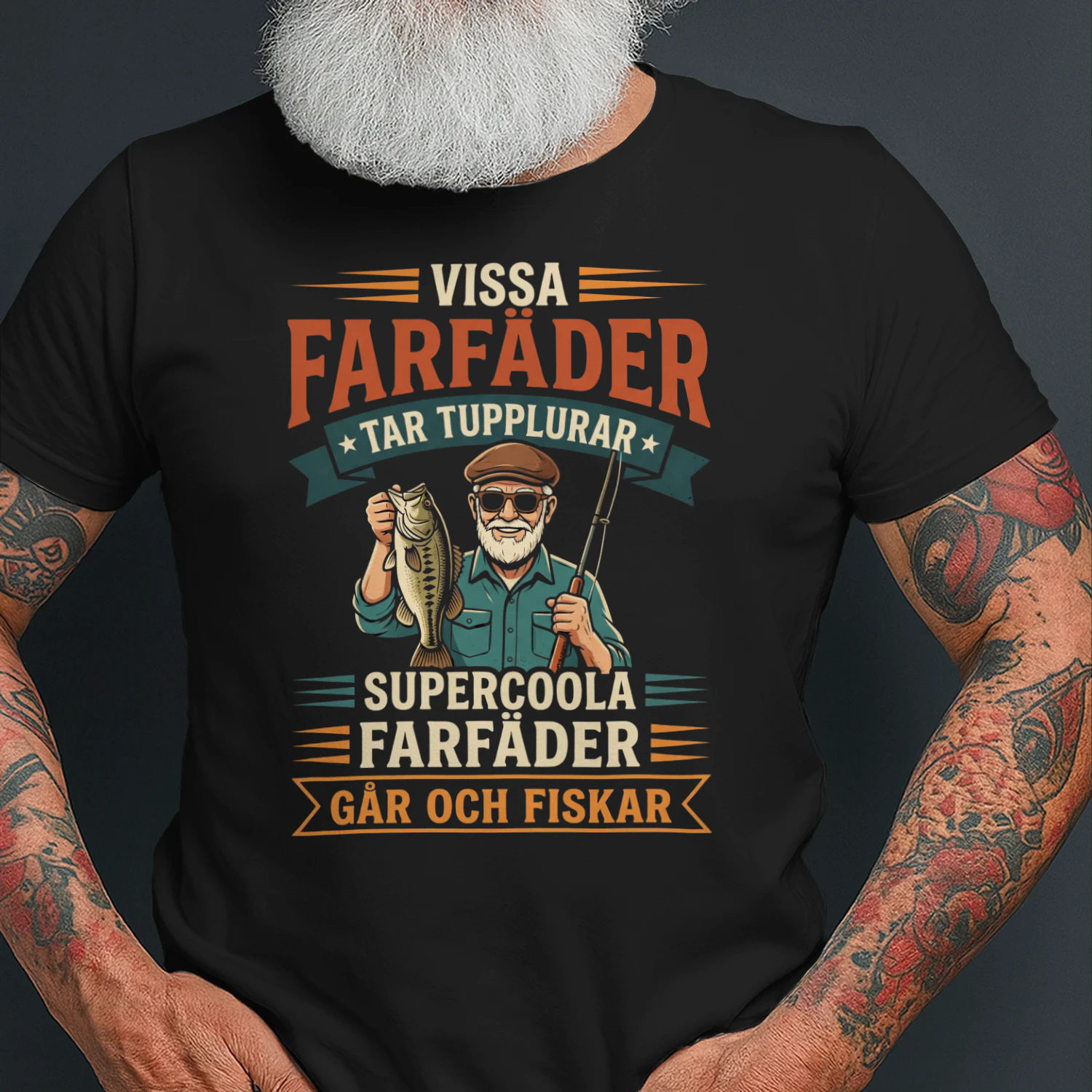Vissa farfäder tar tupplurar supercoola farfäder går och fiskar