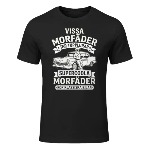 Vissa morfäder tar tupplurar supercoola morfäder kör klassiska bilar