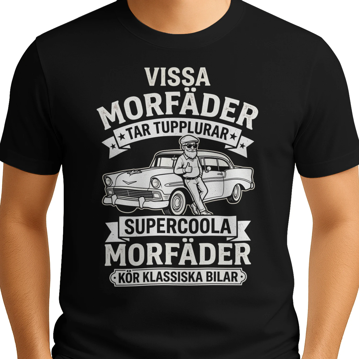 Vissa morfäder tar tupplurar supercoola morfäder kör klassiska bilar