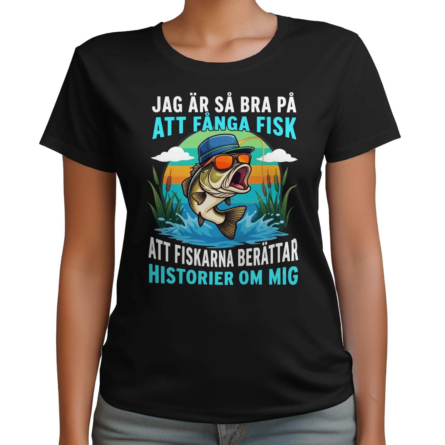 JAG ÄR SÅ BRA PÅ ATT FÅNGA FISK ATT FISKARNA BERÄTTAR HISTORIER OM MIG