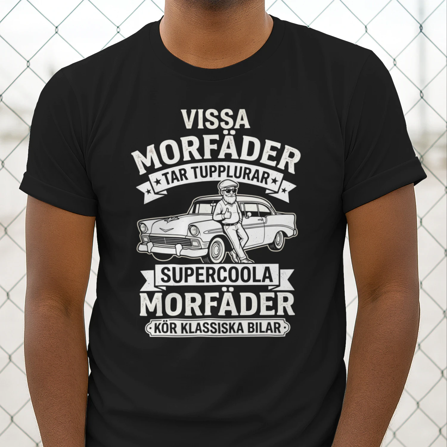 Vissa morfäder tar tupplurar supercoola morfäder kör klassiska bilar