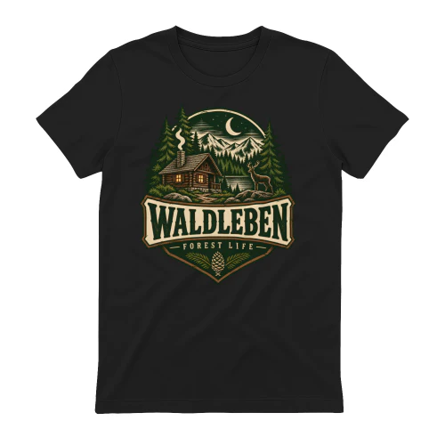 Vintage forest badge