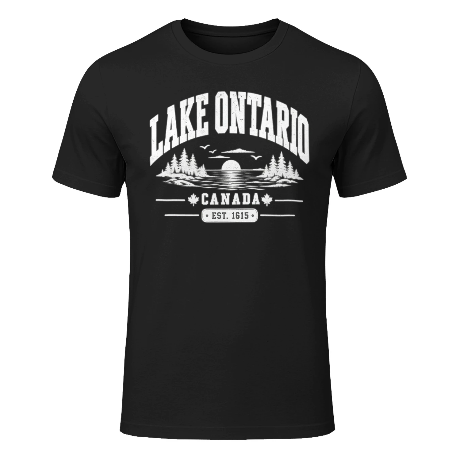 Lake Ontario Canada Shirt 🍁 Vintage Great Lakes Tee, Canadian Pride Apparel, Ontario Travel Souvenir, Lake Life Outdoor Shirt - Get Yours!