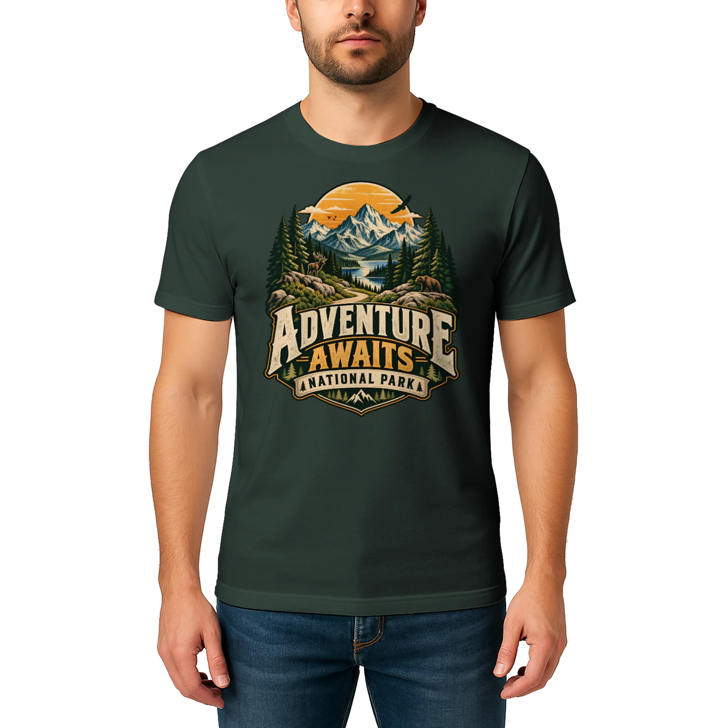 🏔️ National Park Adventure Shirt | Vintage Hiking Wilderness Outdoor Tee